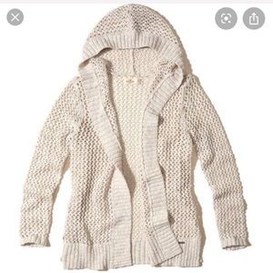 Women’s HOLLISTER Open Stitch Hooded Cardigan